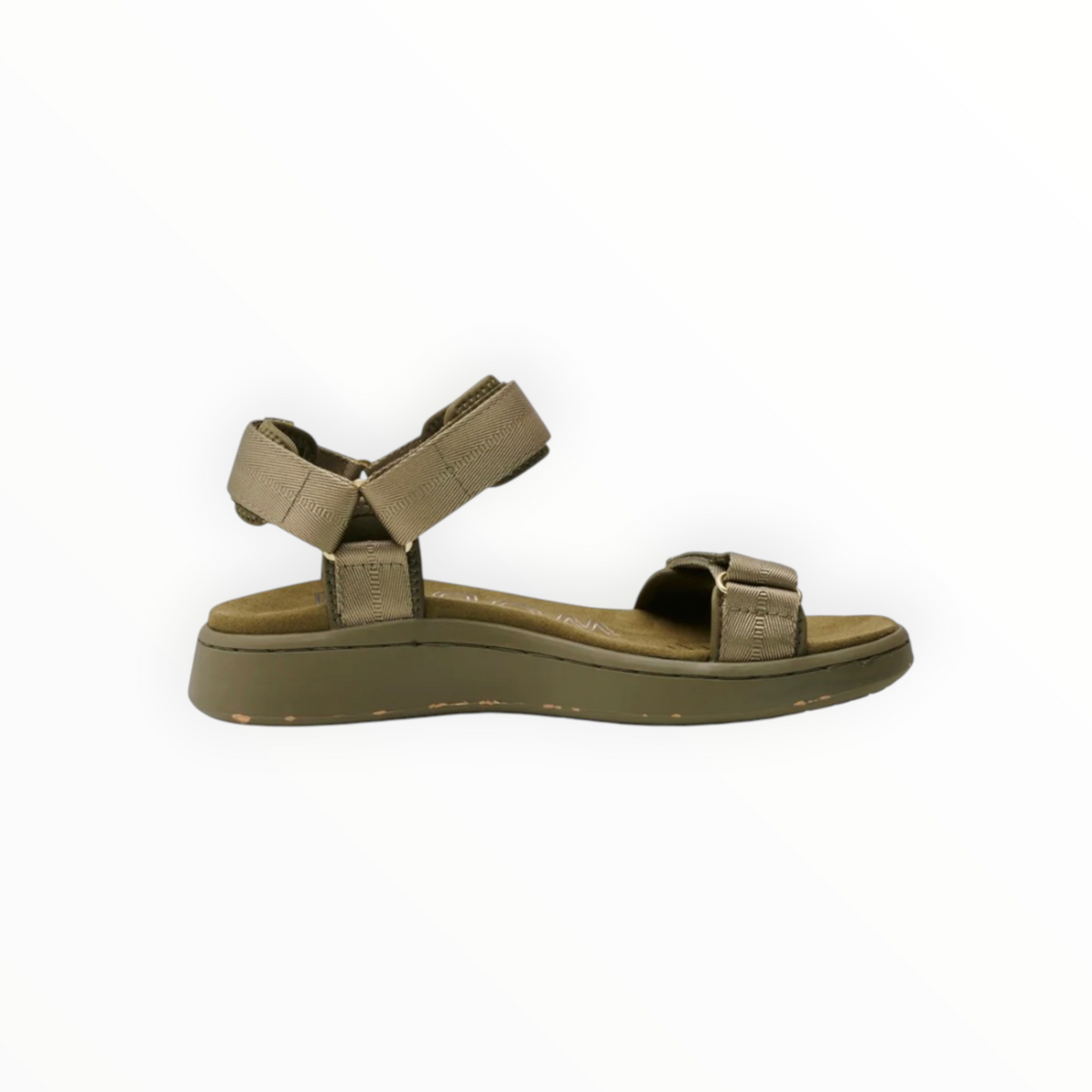 WODEN Line Sandal - Dark Olive