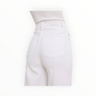 DL1961 Hepburn Wide Leg High Rise - White Pintuck