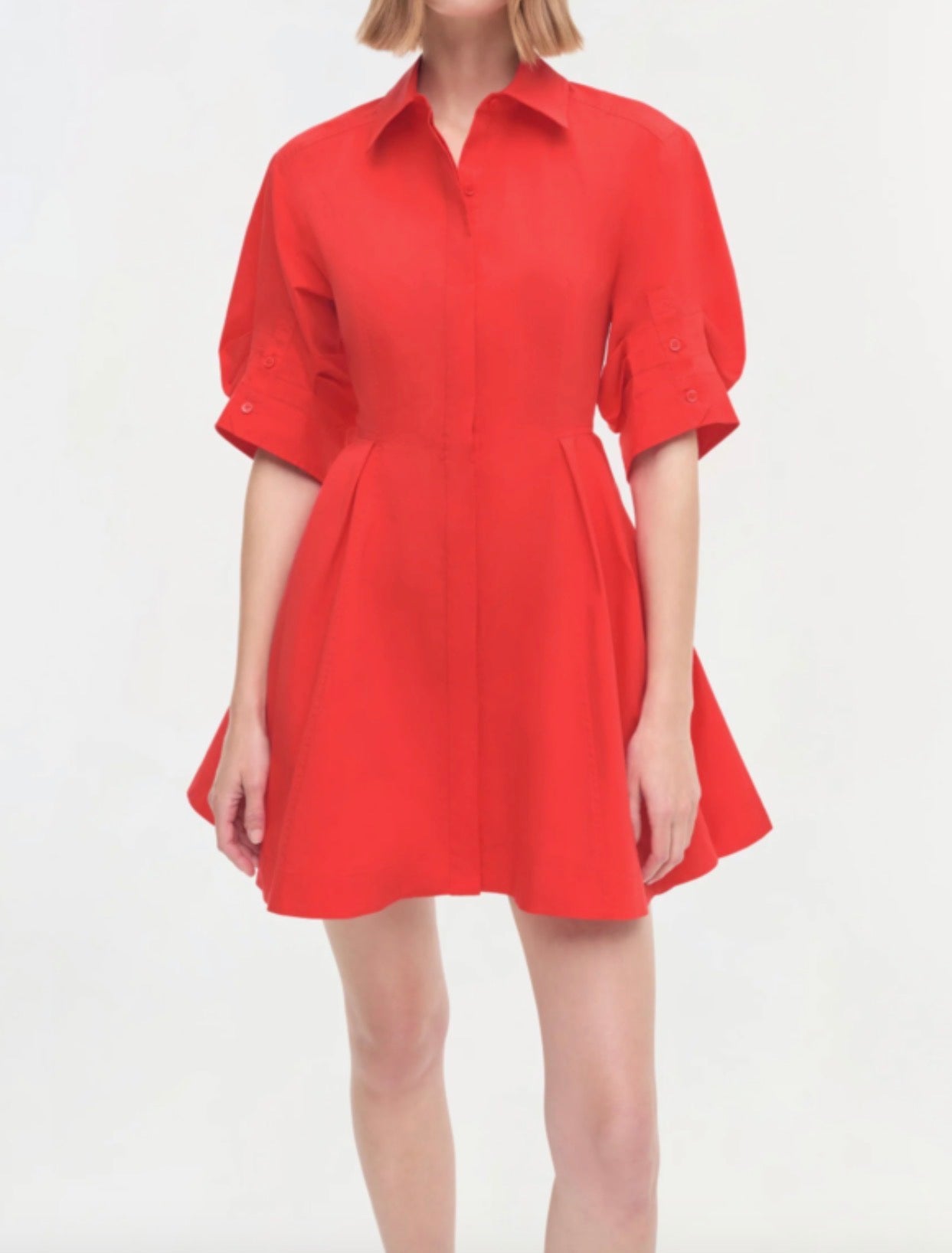 SIMKHAI Jazzie Dress - Fiery Red