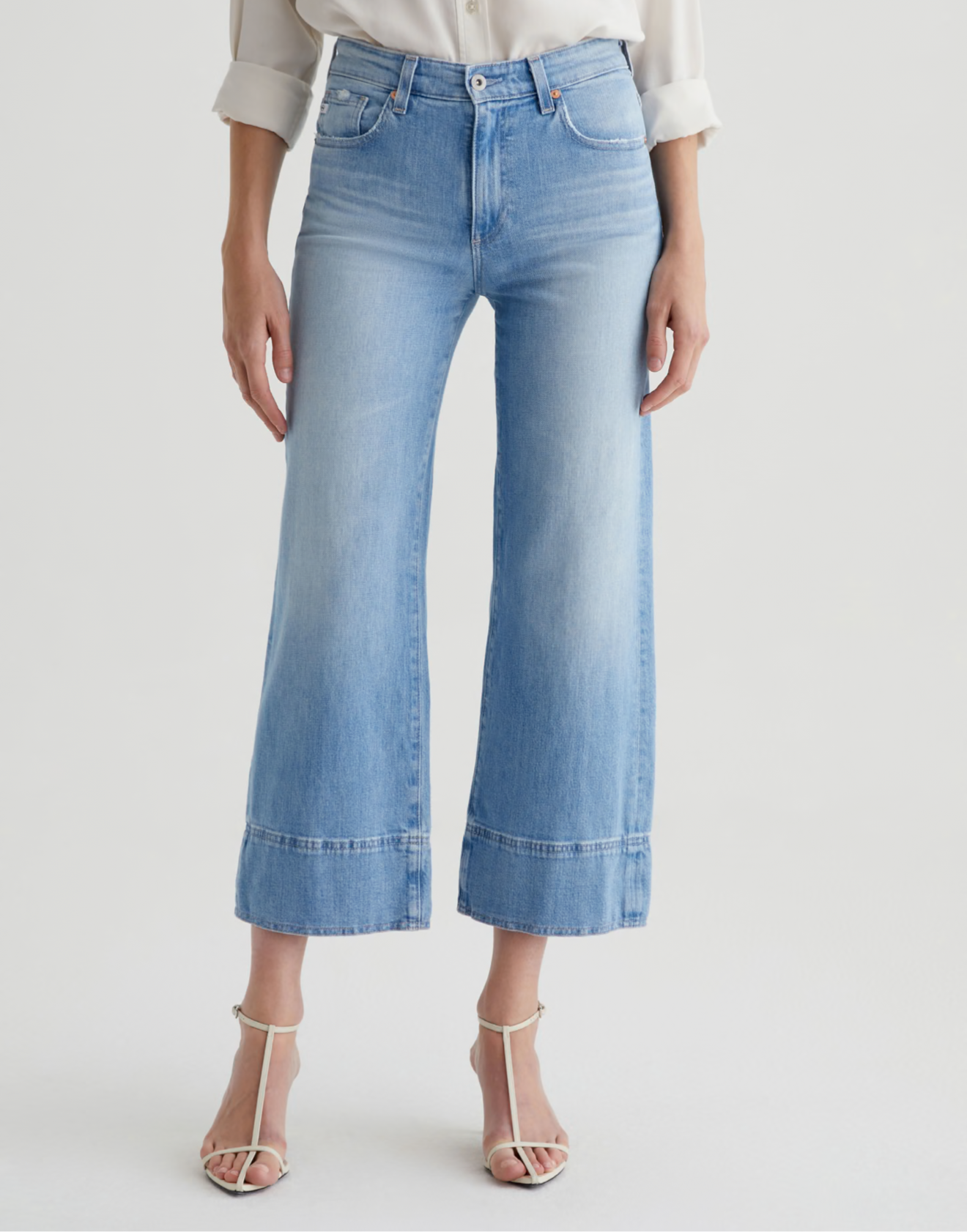 AG Jeans Saige Wide Leg Crop - Dana Point