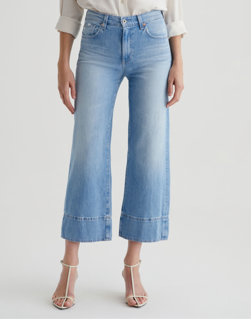 AG Jeans Saige Wide Leg Crop - Dana Point