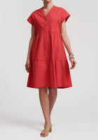 Frances Valentine Breezy Mini Dress - Red