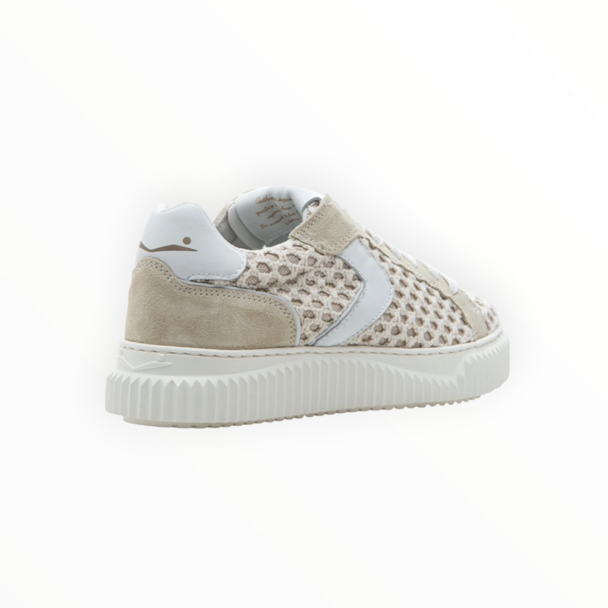 Voile Blanche Lipari Piped Sneaker - Cream/Off White