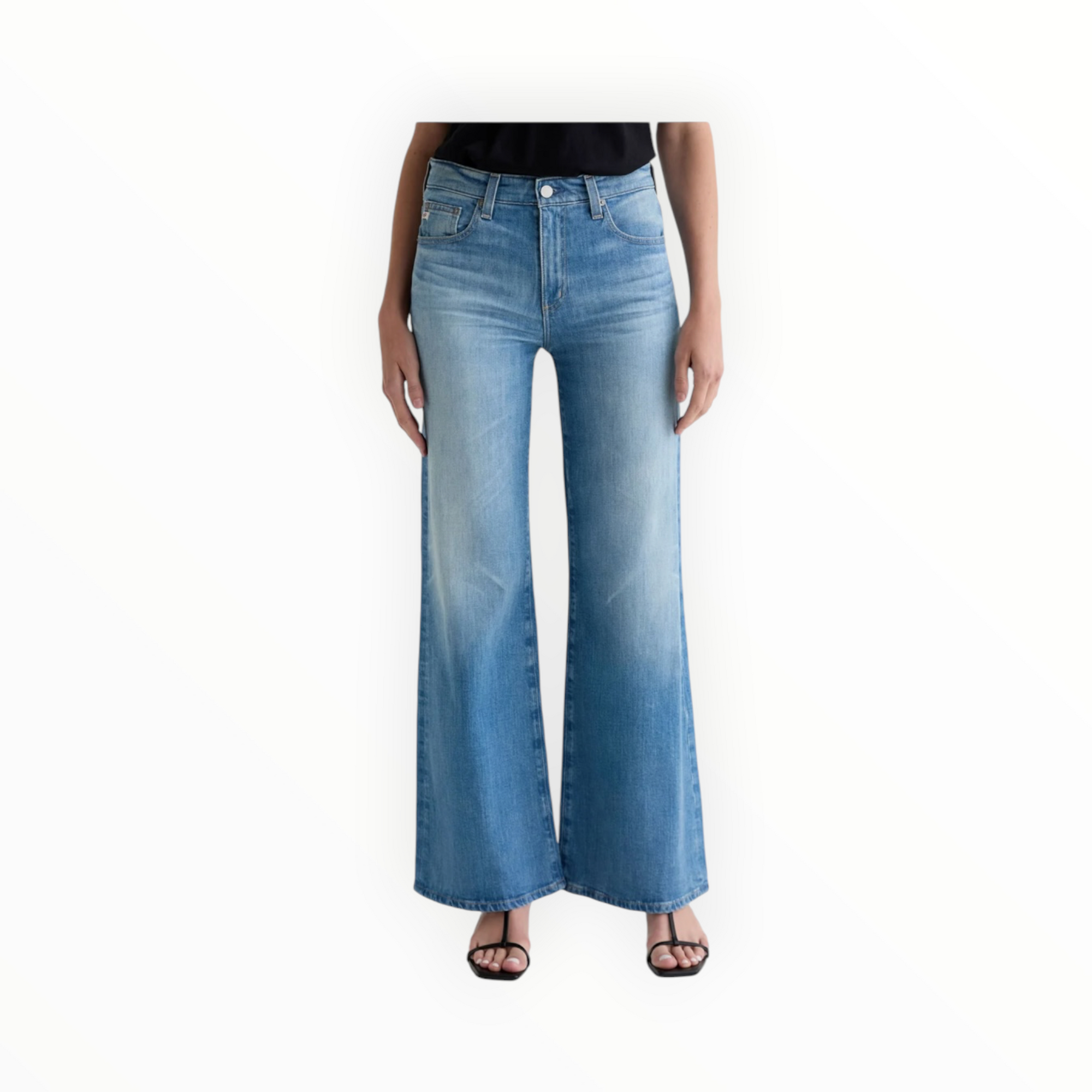 AG Jeans Saige Wide Leg - 18 Years Bisou