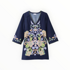 Cartolina Folly Mini Dress - Mariner’s Bloom