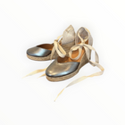 Pinaz Tie Up Wedge Espadrille - Acero