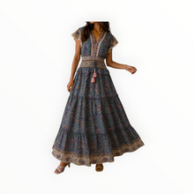 SALROSA Long Print Dress - Mint Floral