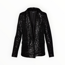 Steve Payton Sequin Blazer - Black