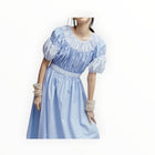 Rentrayage Barnstable Gathered Dress - Blue