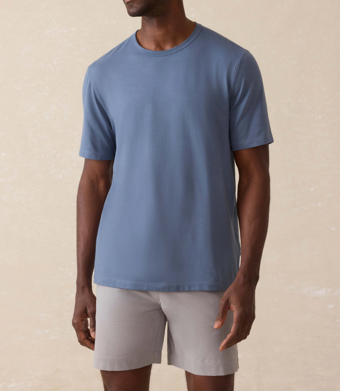 Faherty Shorelite UPF Tee - Breaker Blue