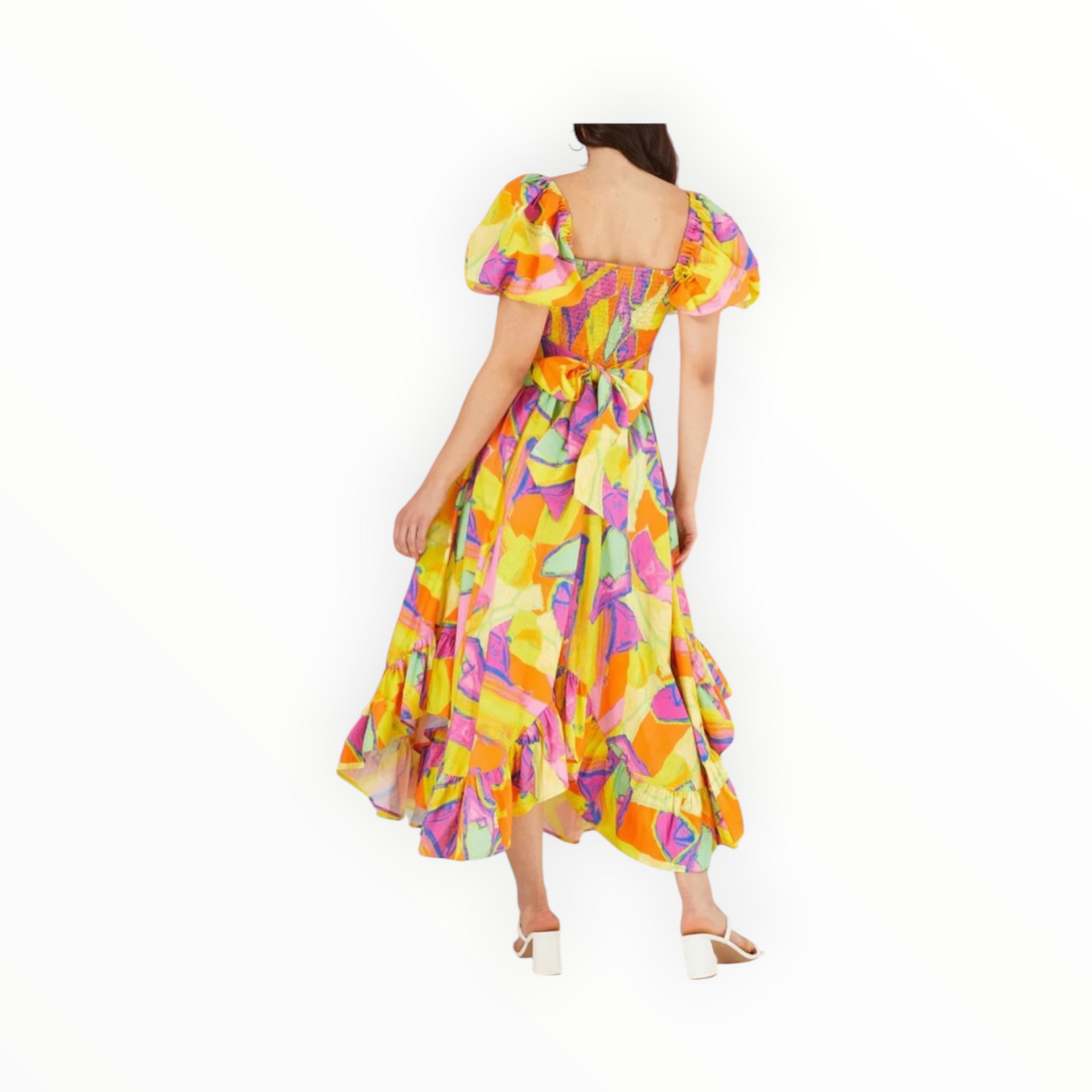 Alivia Laura Dress - Colorblock Multi