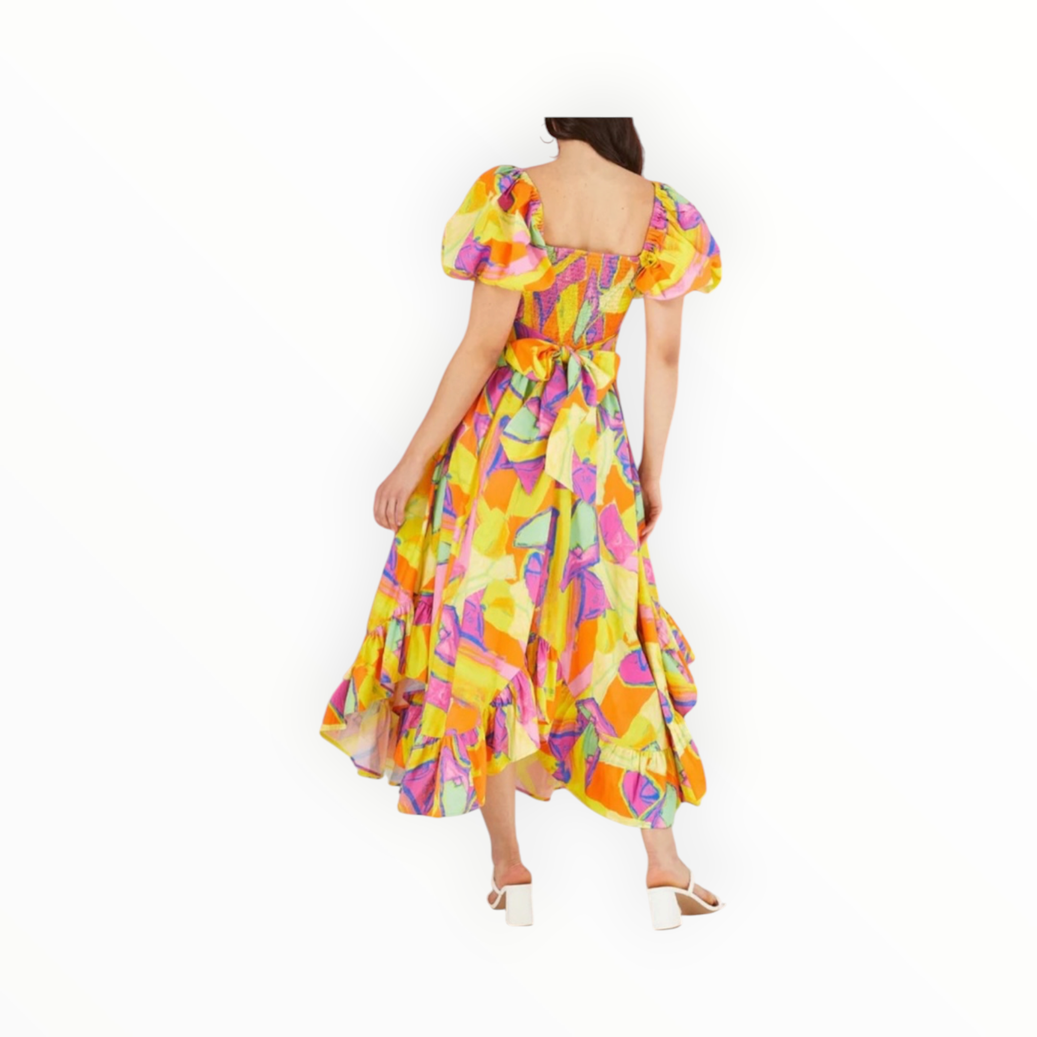 Alivia Laura Dress - Colorblock Multi