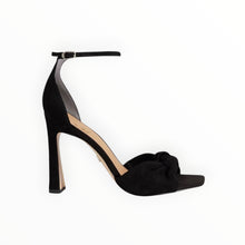 Sam Edelman Lucia Knotted Suede Sandals - Black