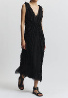 saint art Renata Shift Dress - Black