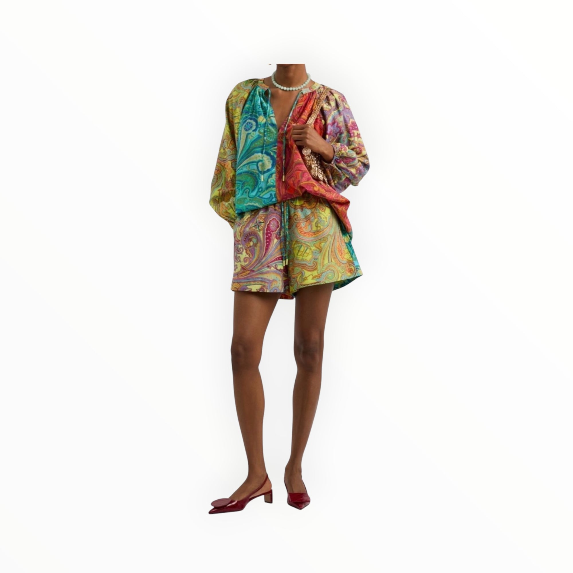 ALÉMAIS Ceto Spliced Top - Multi
