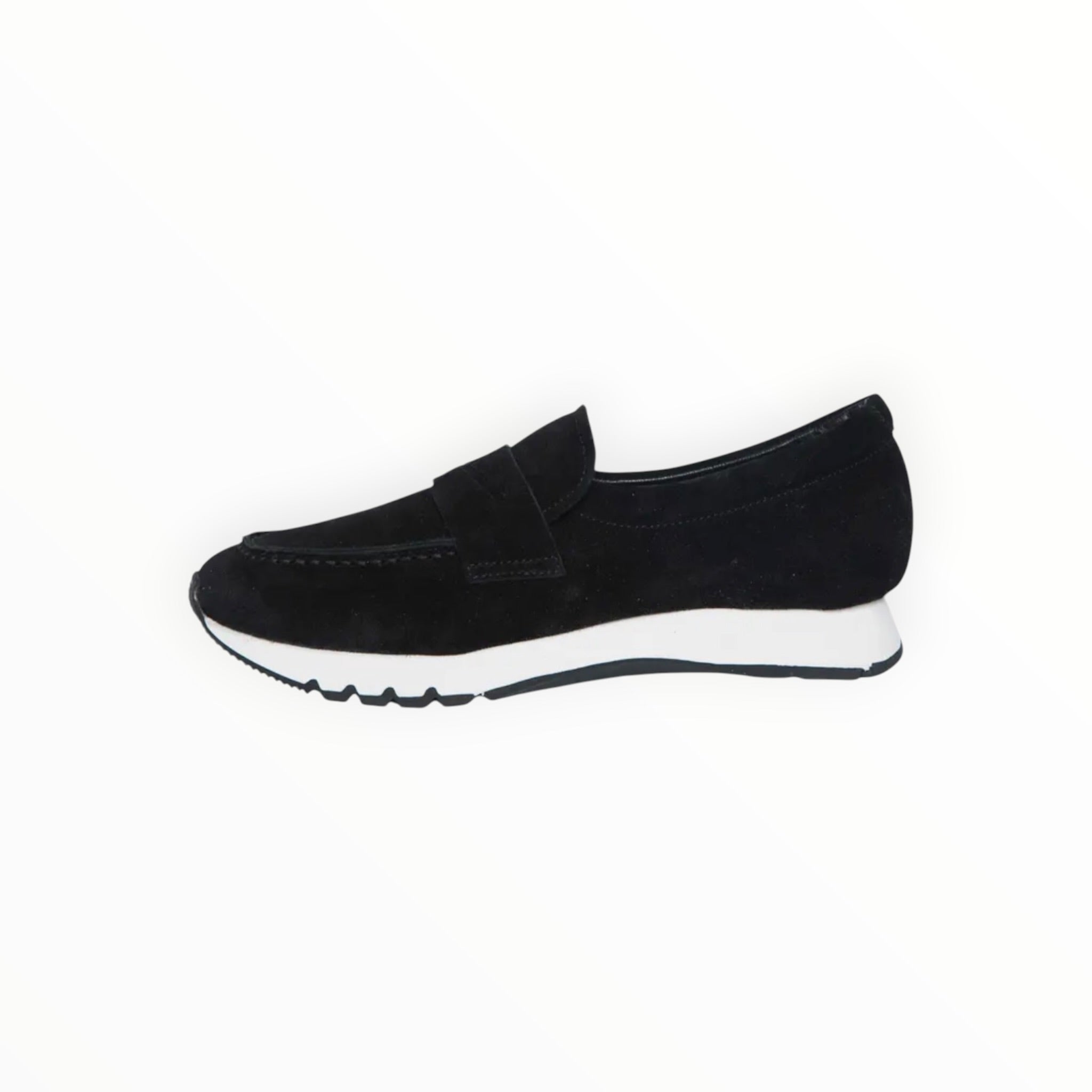 Voile Blanche Julia Loafer - Black Suede