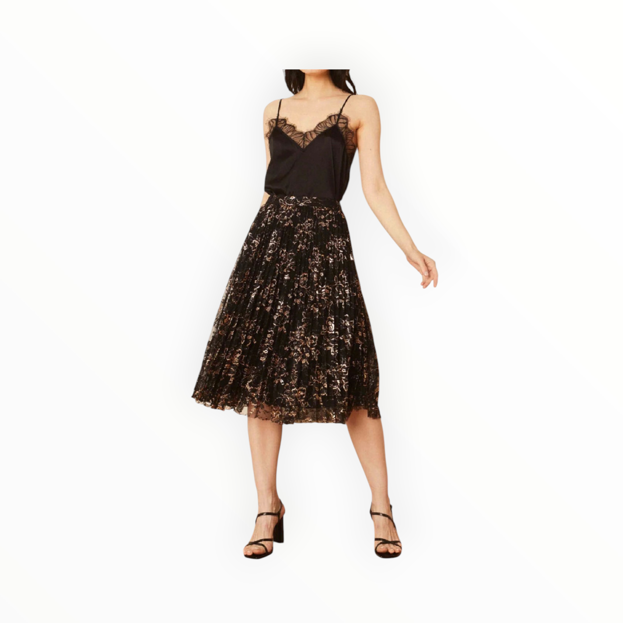 Caballero Gold Dust Lace Mia Skirt