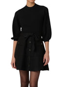 Shoshanna Tanner Tweed Knit Dress - Jet