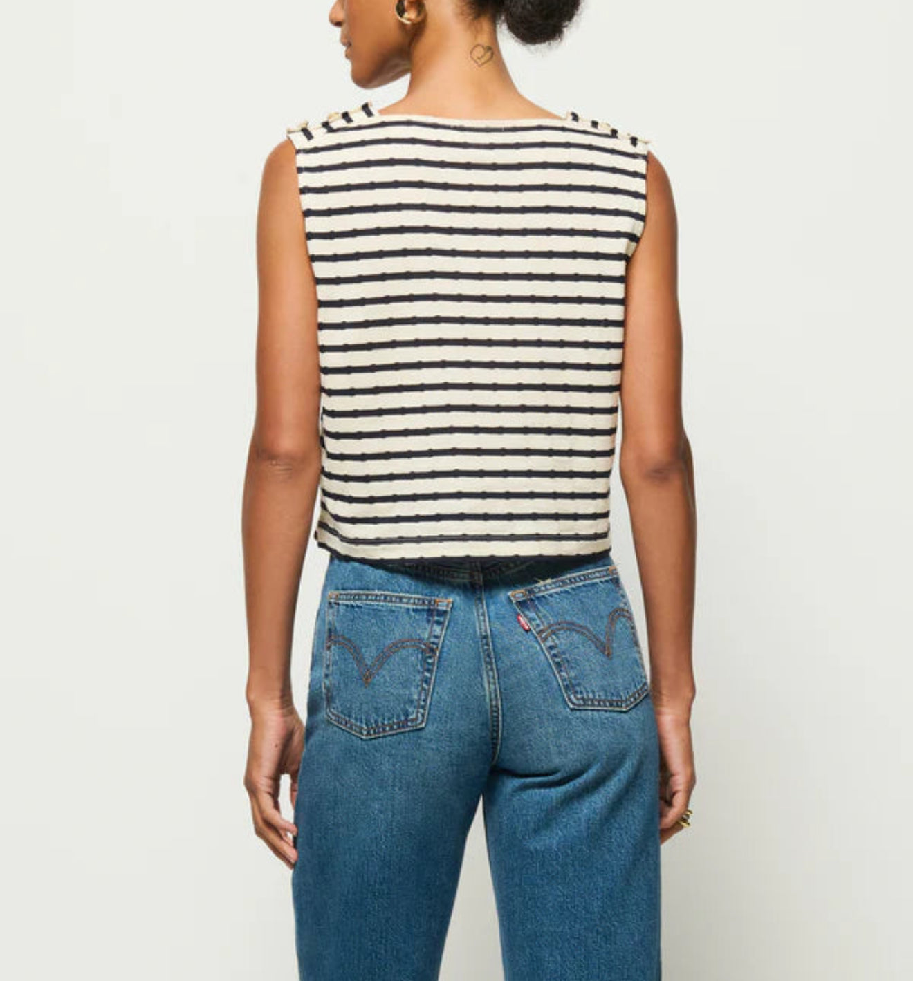 Nation Ltd Bettina Tank - Night Sky Stripe