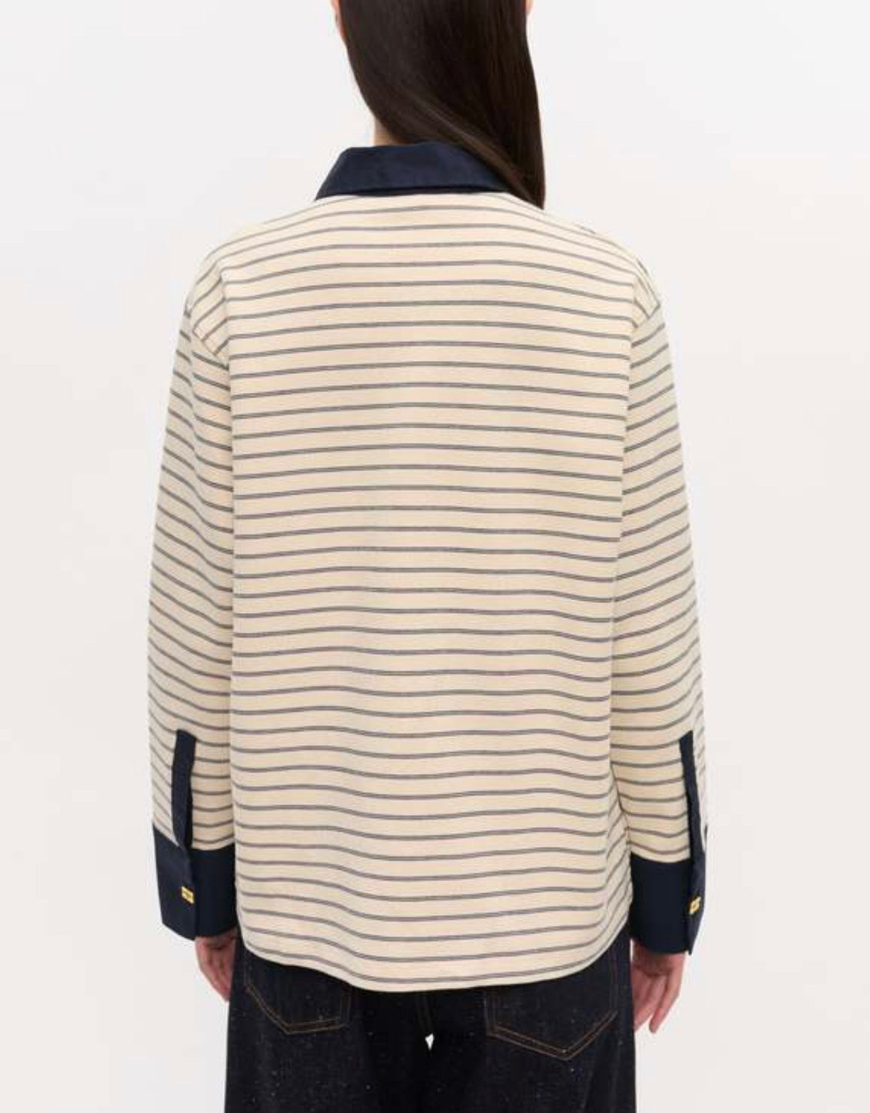 Single Pique Jersey Polo - Egret