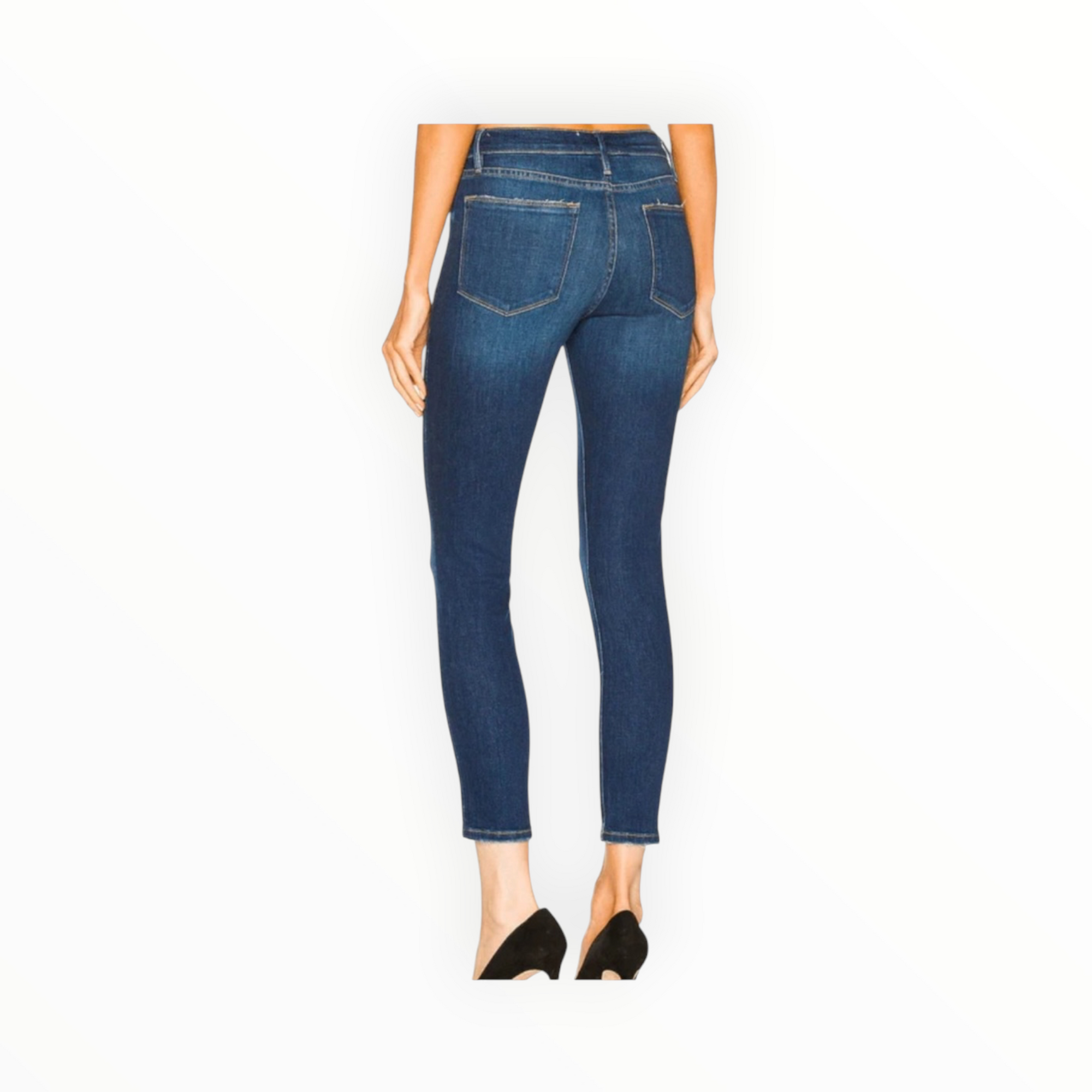 Frame Denim Le High Skinny Crop - Terre