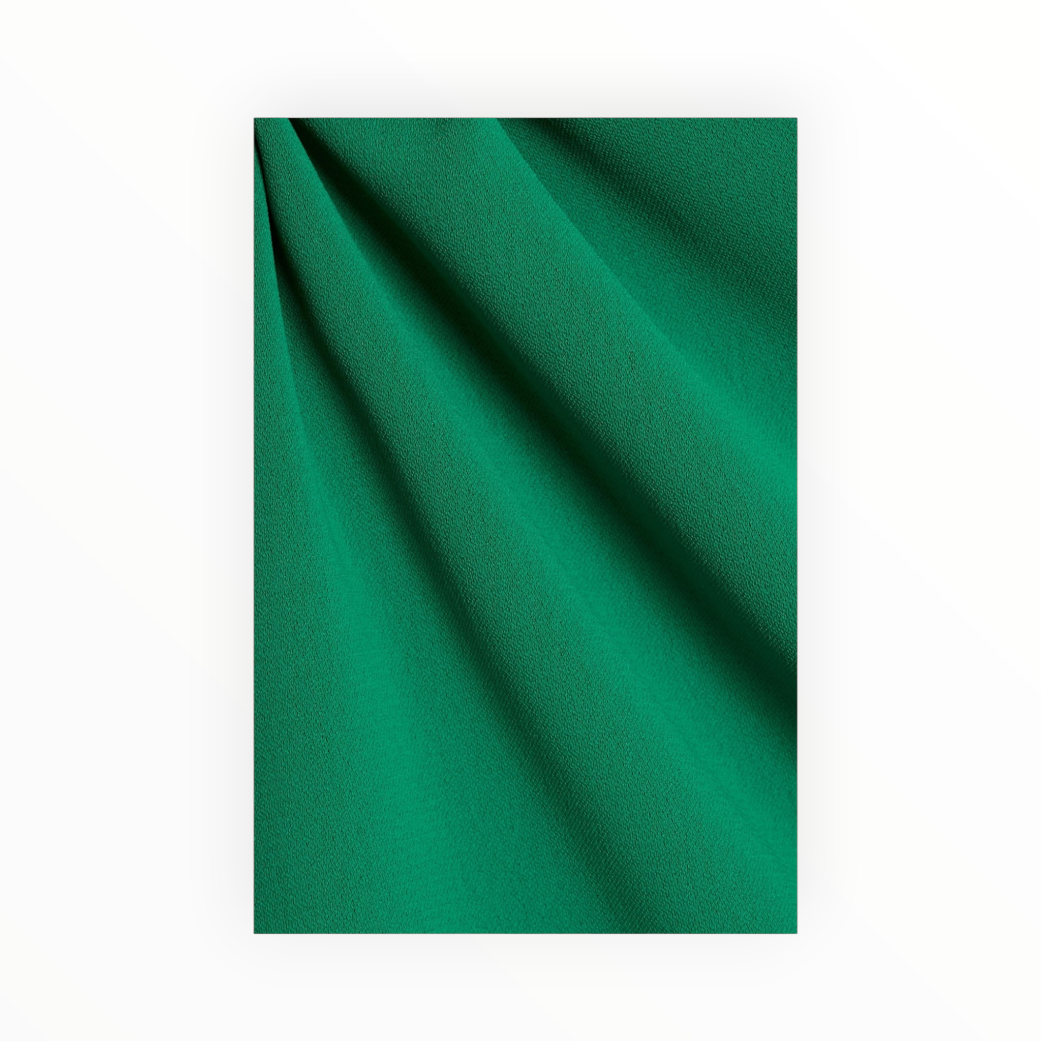 Badgley Mischka Stretch-Crepe Cape Gown - Green