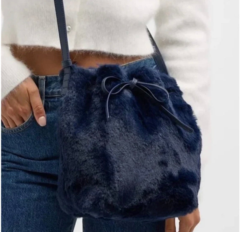 Apparis Mansur Gavriel Mini Bucket Bag - Blackberry