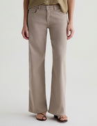 AG Jeans Adria Low-Rise Wide Leg Pant - Simple Taupe