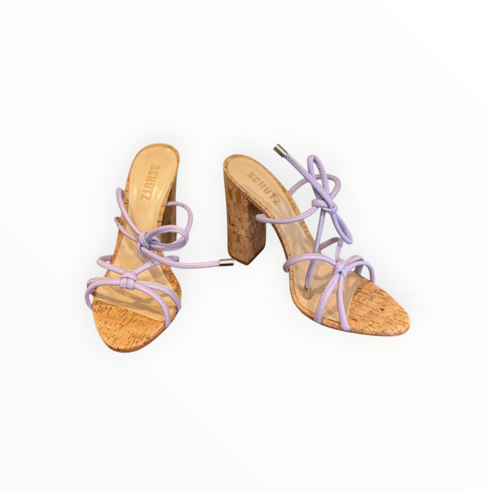 Schutz Suzy Heels - Smoky Grape