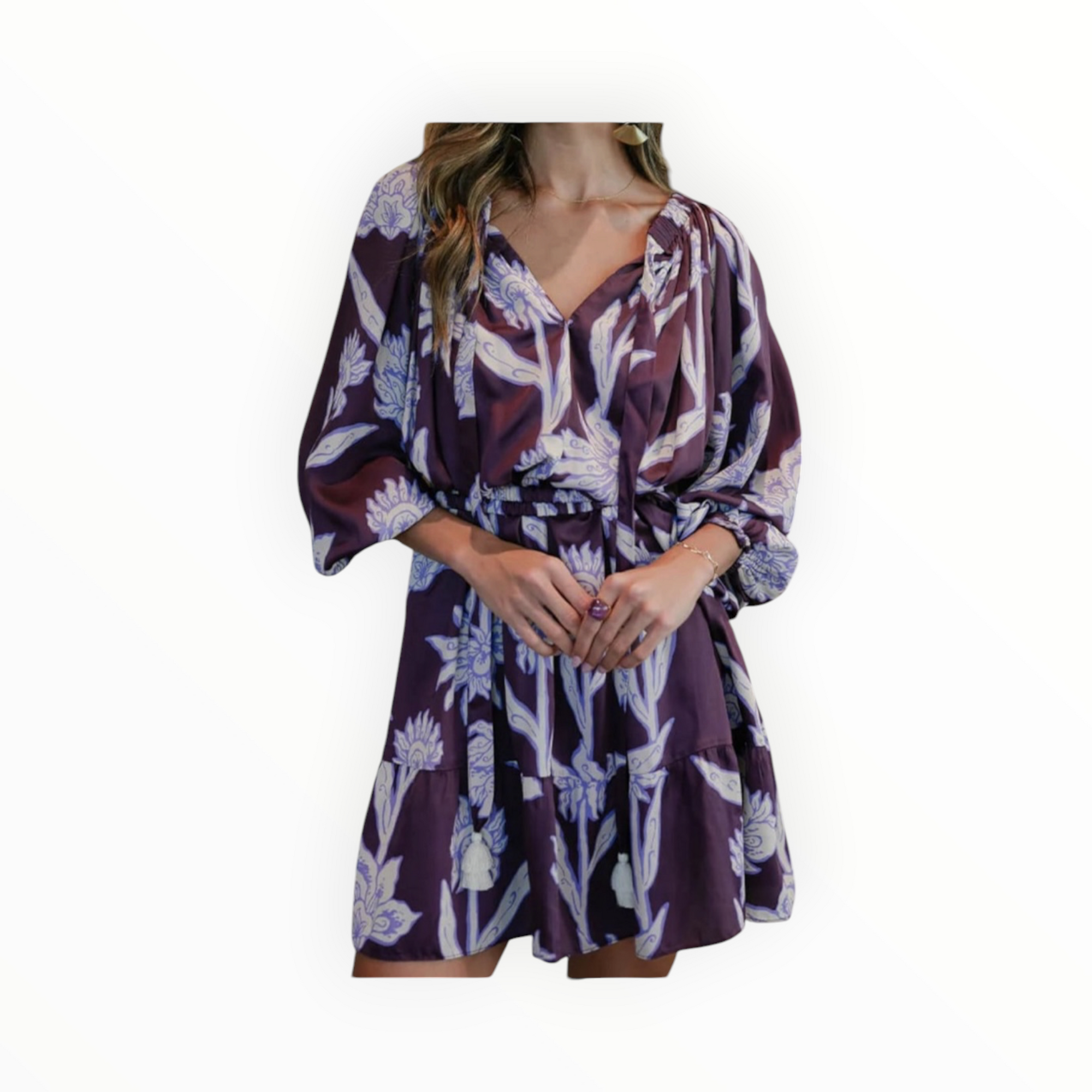 Omika Fitzgerald Mini Dress - Maira Bordeux