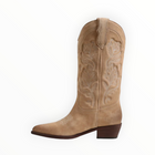 Sam Edelman Rue Western Boot - Cyprus Tan Suede