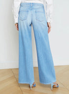 L’Agence Alicent Sneaker Wide Leg Jean - Bayview