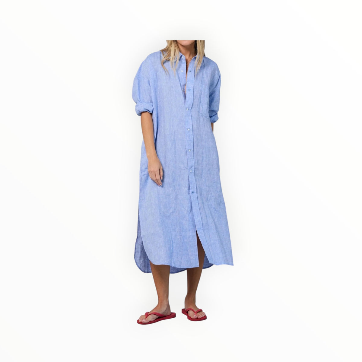 MAMÈNE Florence Shirt Dress - Chambray
