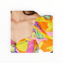 Alivia Laura Dress - Colorblock Multi