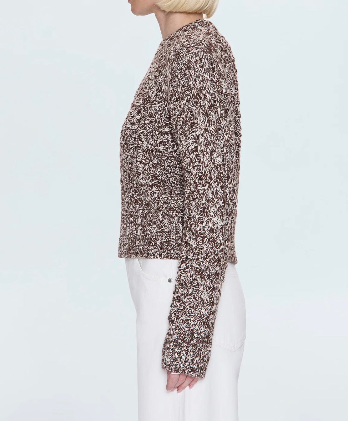 Pistola Quinn Sweater - Chocolate Marl