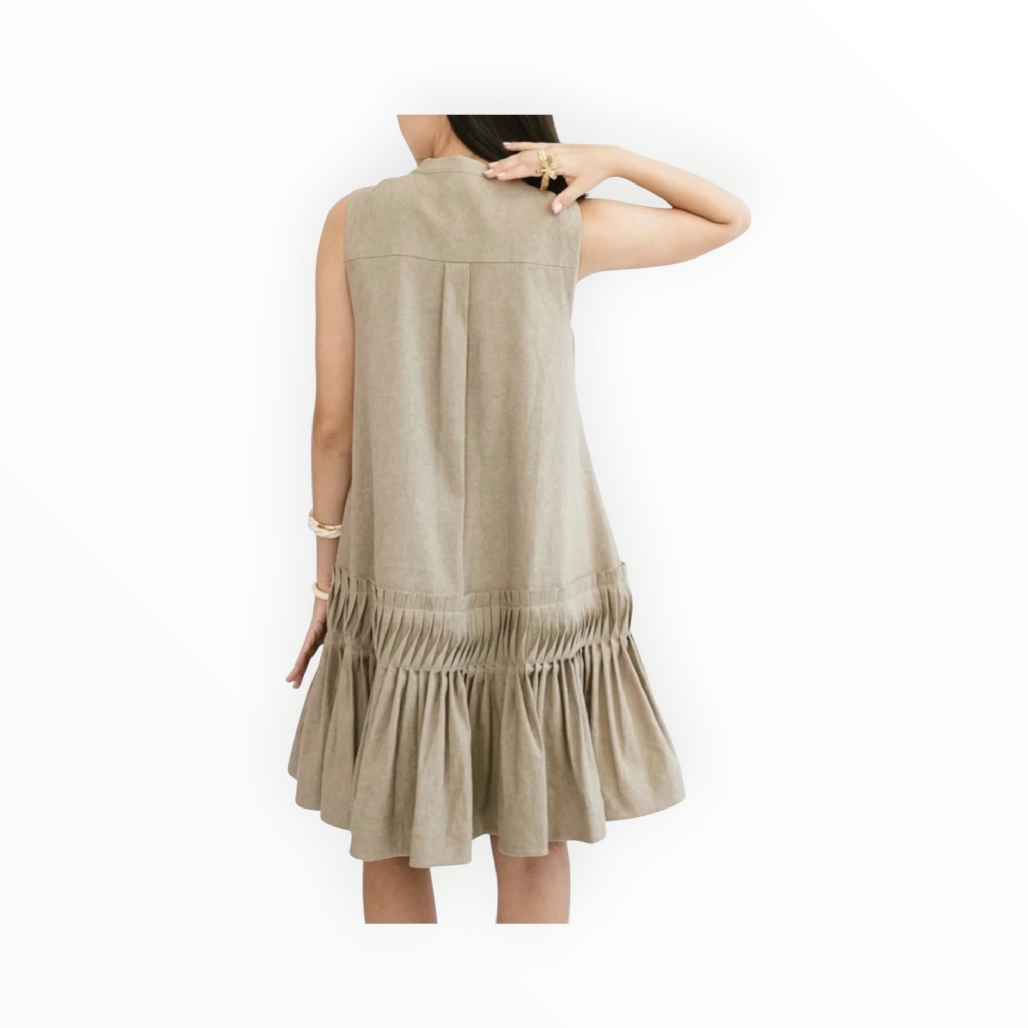 Jonathan Simkhai Myles Mini Dress - Fossil