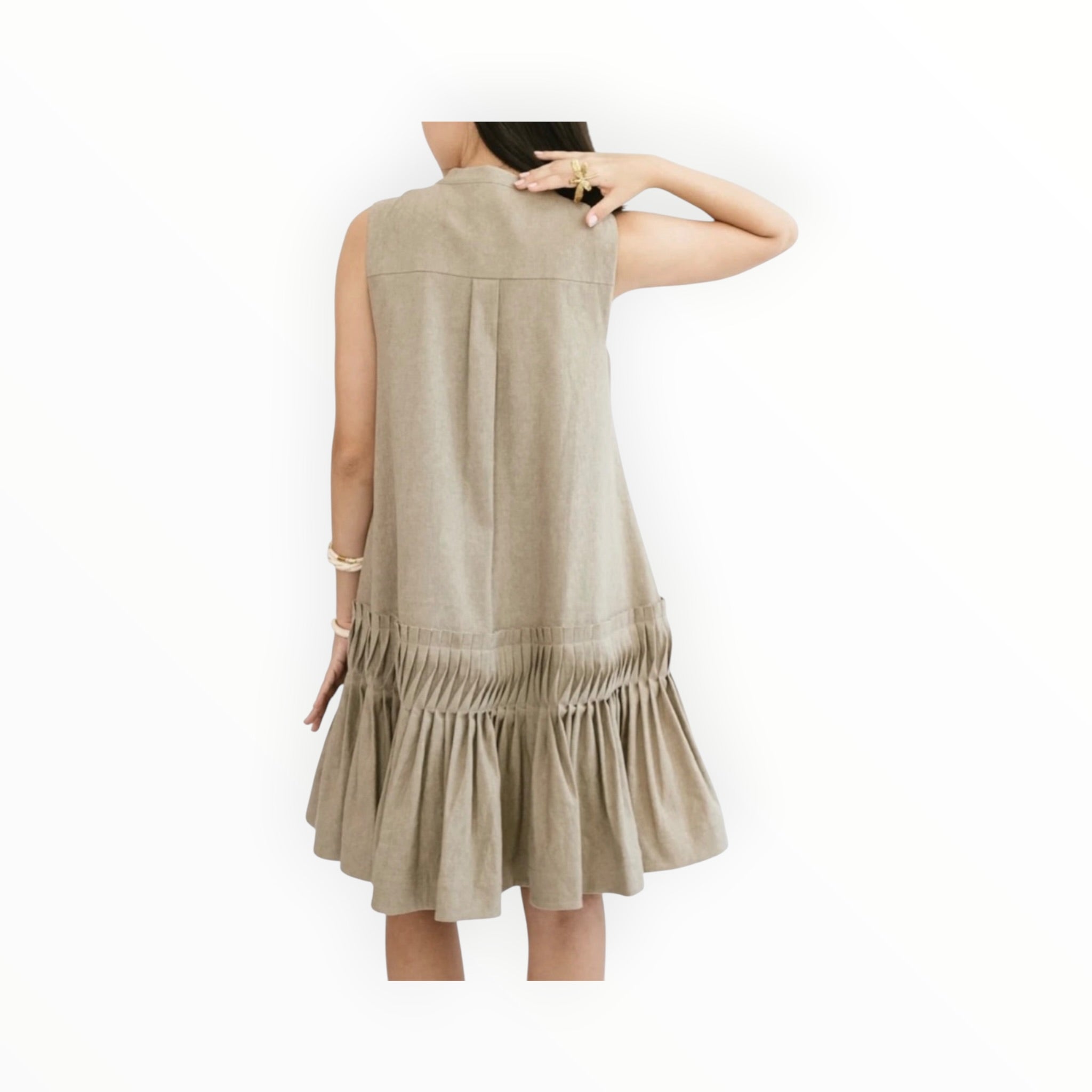 Jonathan Simkhai Myles Mini Dress - Fossil