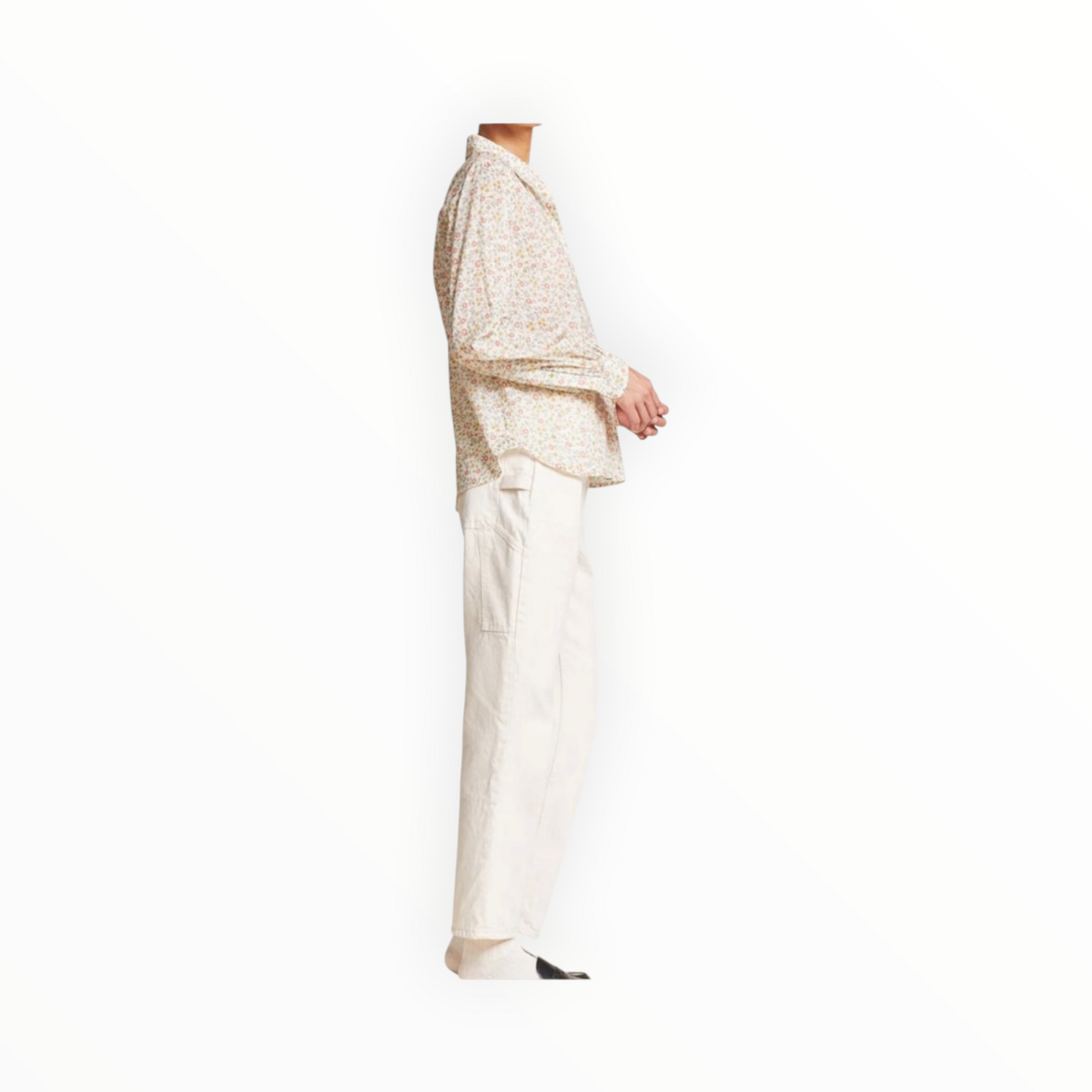 Trovata Jacquelin Shirt - Porcelain Ivy