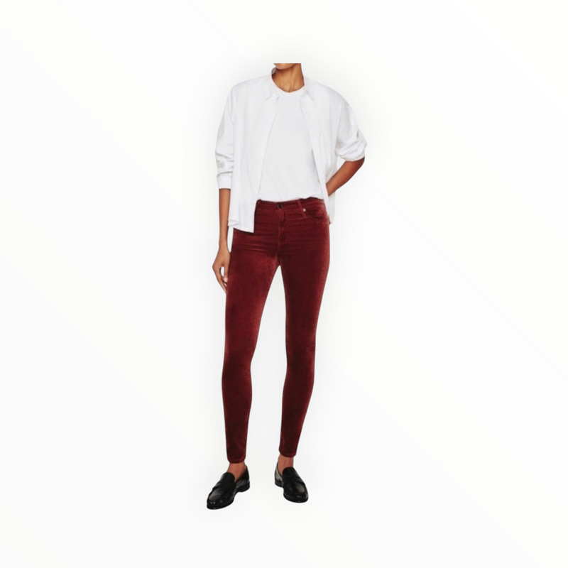 AG Jeans Farrah Skinny - Dark Sangria