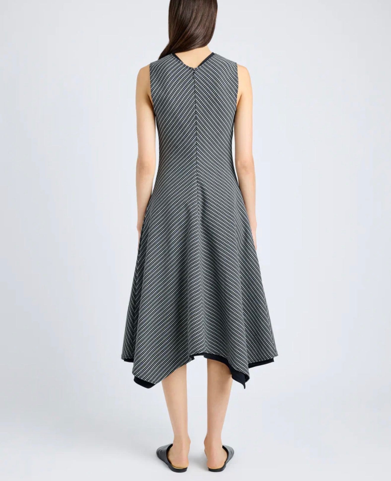 Proenza Schouler White Label Layla Dress - Black/White Check