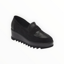 Cordani Alina Wedge Loafer - Crosta Nuvola Nero