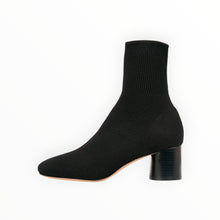 Vince Tasha Knit Ankle Boots- Black