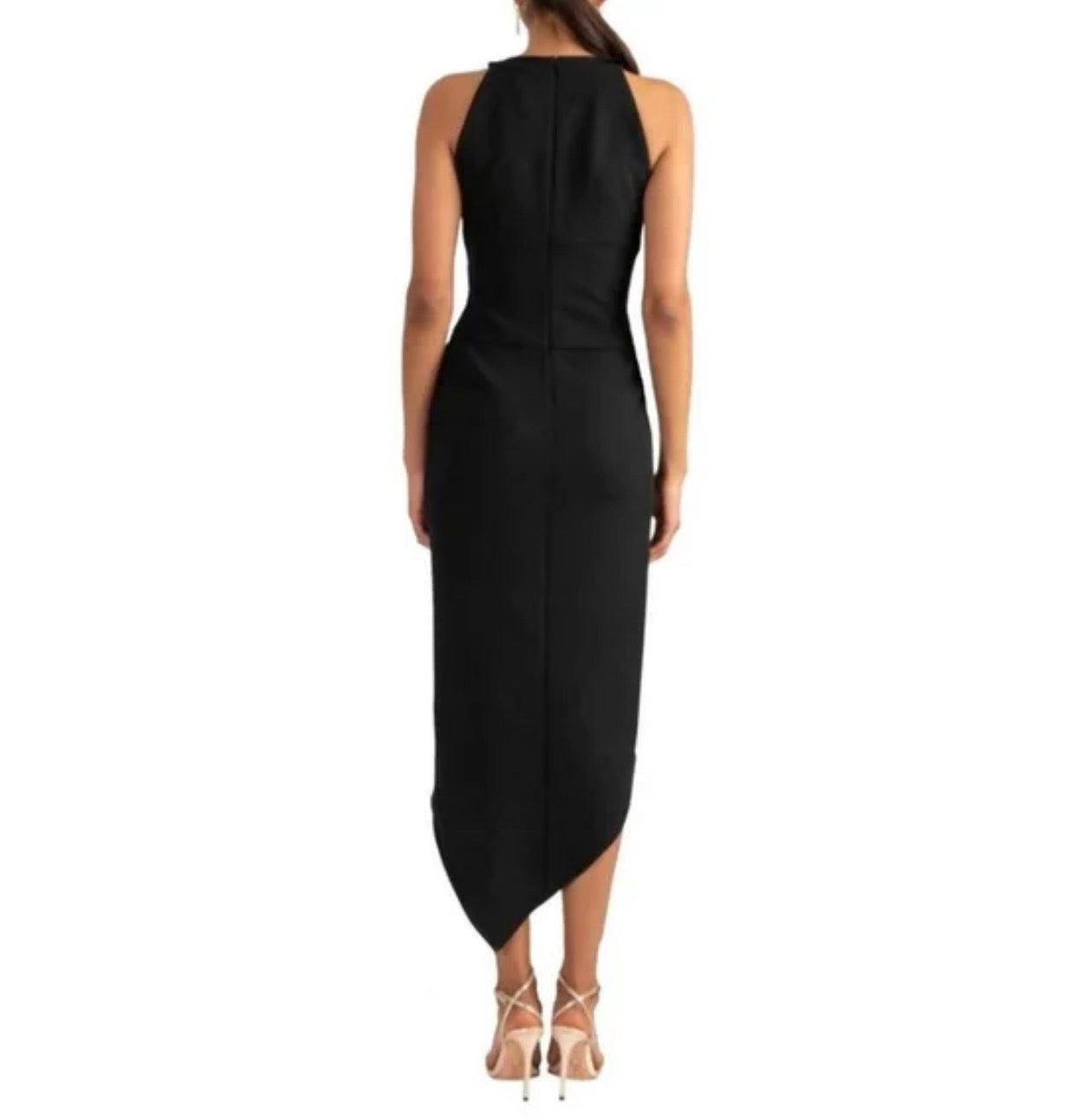 Shoshanna Melosa Midnight Crepe Dress - Black