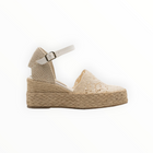 Palomitas By Paloma Barceló Kleo Tejido Crochet Sandal - Ecru