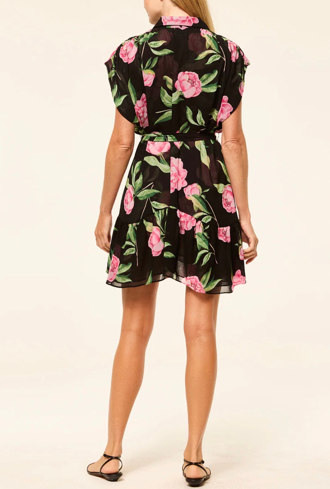MISA Lora Dress - Pink Peony Large