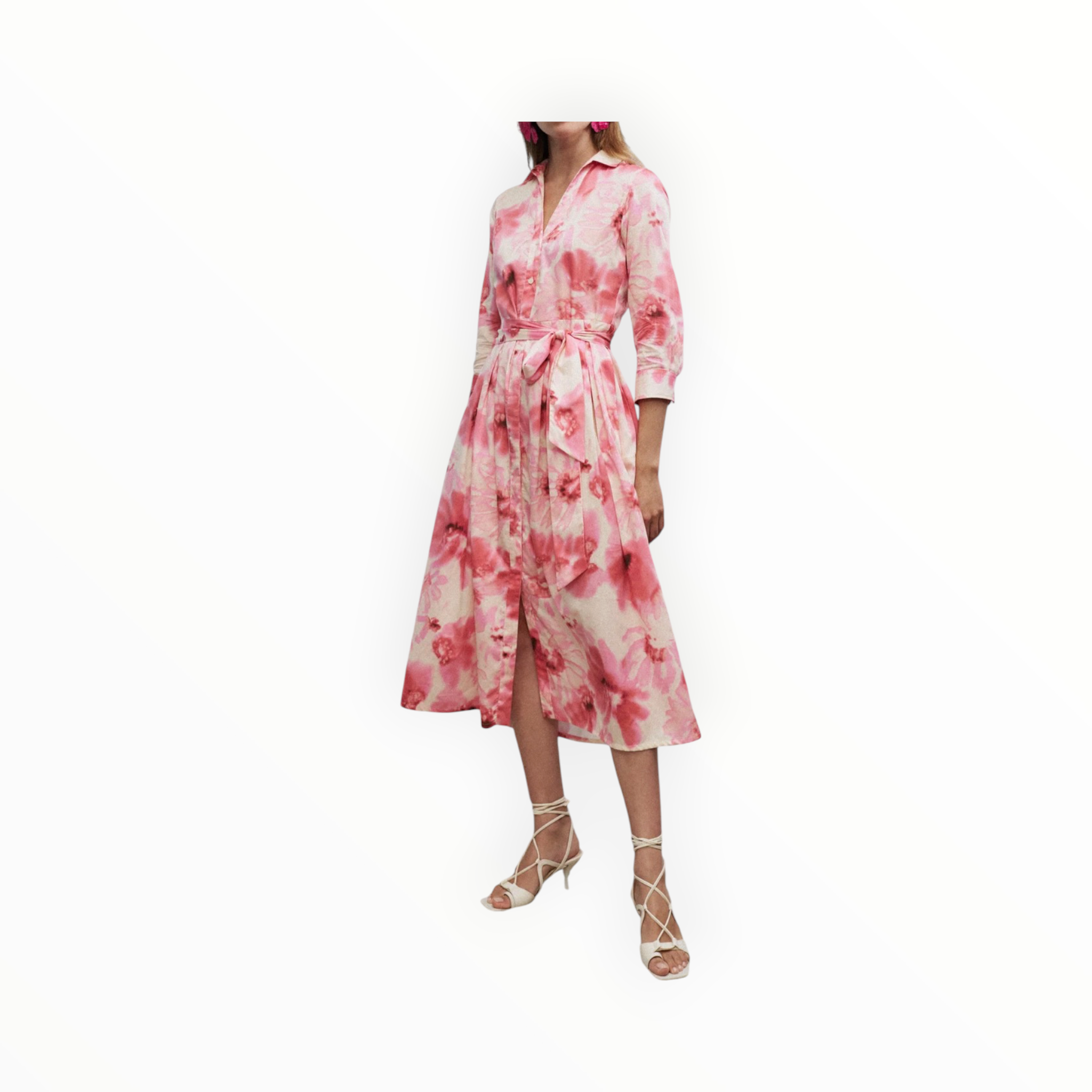 0039 ITALY Julene Dress - Pink