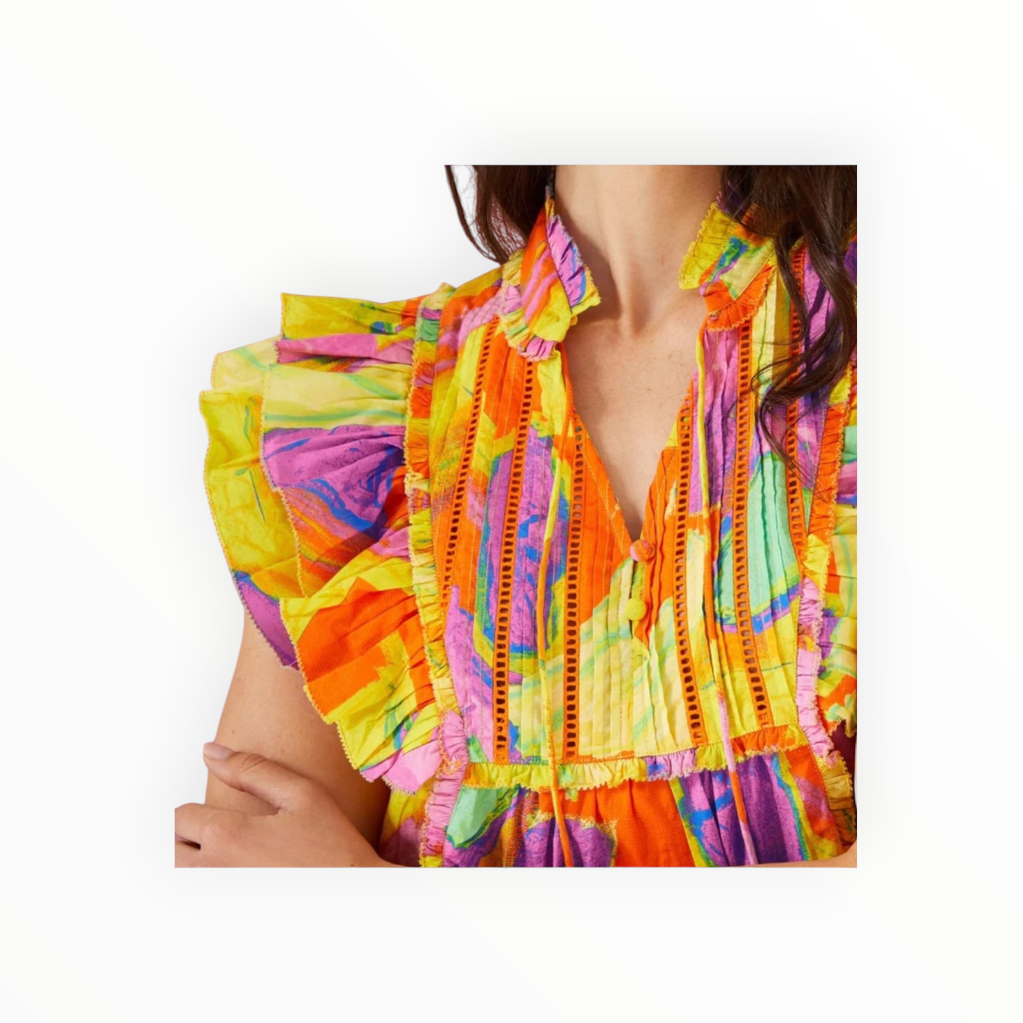 Alivia The Tina Top - Colorblock Multi