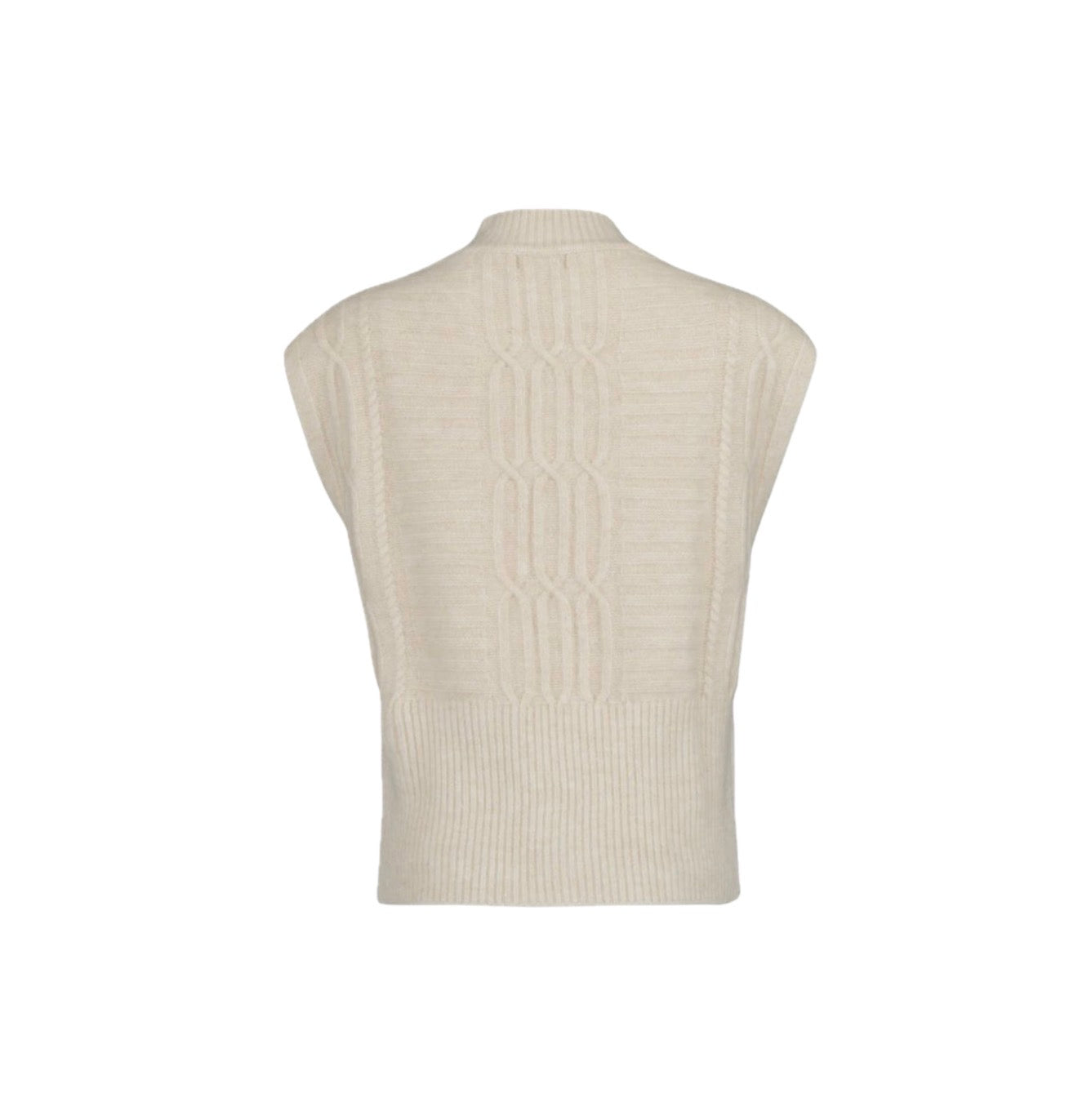 Suncoo Sleeveless Knit - Creme