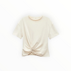 rag & bone Mica Draped Tee - Ivory