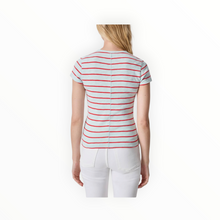 LILLA|P Striped Short Sleeve - Seabreeze Stripe